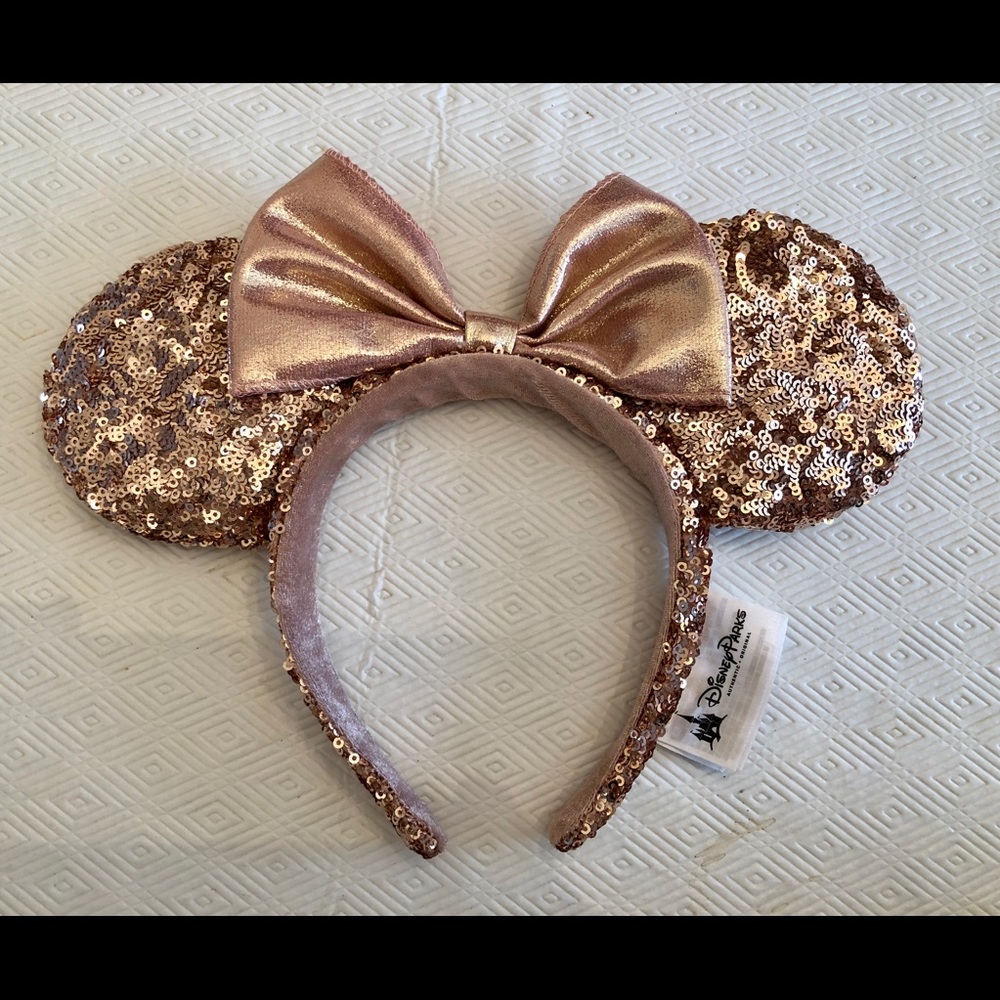 Disney World Rose Gold Ears Headband
